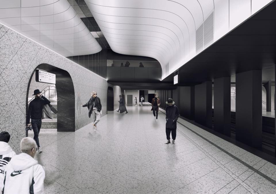 Рыбы и купола: как будут выглядеть две новые станции метро в Москве  фото
