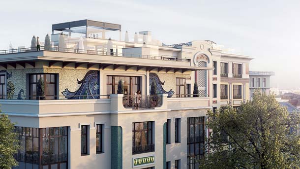 «Галс-Девелопмент» построил на Поварской элитное жилье в стиле модерн  фото