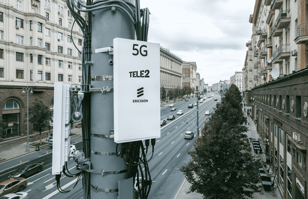 Tele2 и Ericsson запустили 5G на Тверской  фото