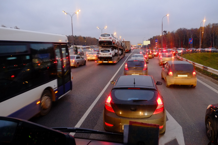 В Москве ограничат движение транспорта из-за проведения соревнований, фото