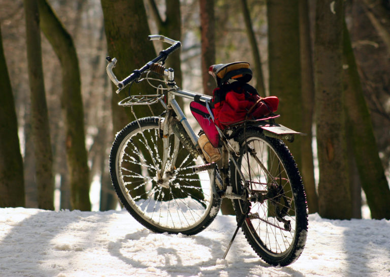 Часть маршрута зимнего велопарада пройдет вокруг парка «Зарядье», фото