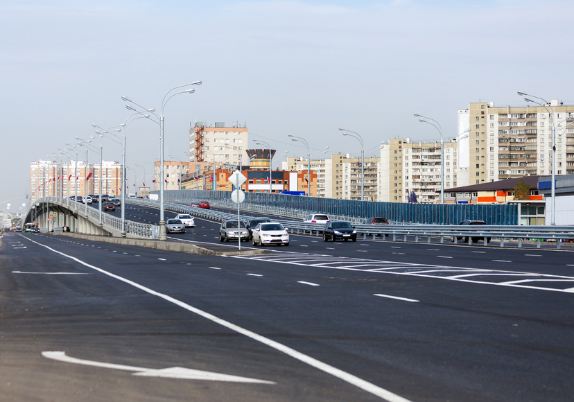 В Москве завершен монтаж путепроводов дороги Солнцево-Бутово-Видное, фото