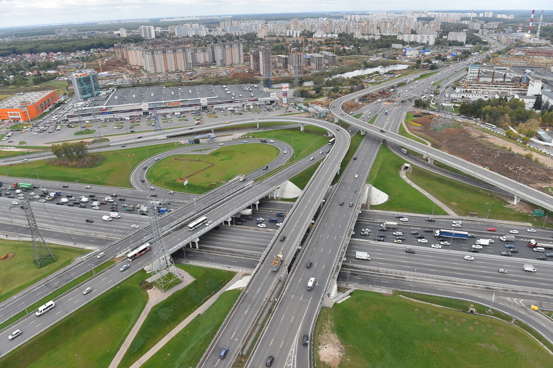 Движение по Боровскому шоссе восстановлено после завершения строительства, фото
