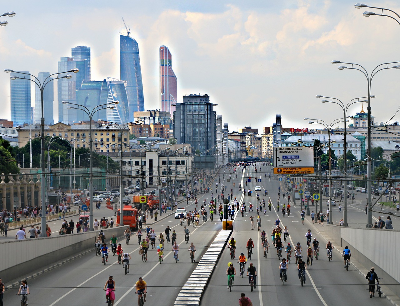 В Москве 4 августа пройдет ночной велопарад, фото