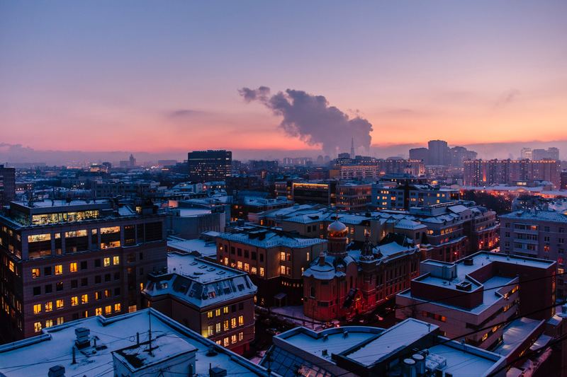 В Москве объявлен "желтый" уровень погодной опасности, фото