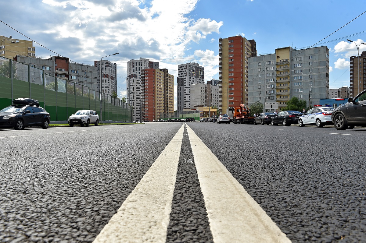 Строительство первого этапа улично-дорожной сети в Коммунарке завершится в 2022 году, фото