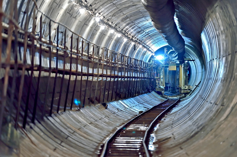 Андрей Бочкарев: Продолжается активное строительство станций первого этапа Троицкой линии метро, фото