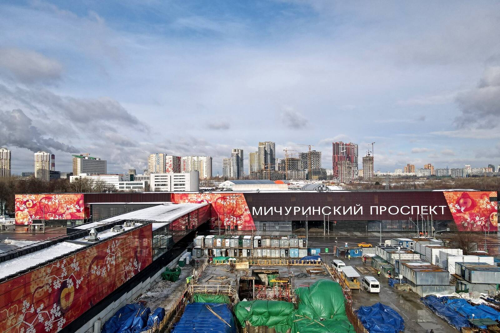 Андрей Бочкарёв: На станциях юго-западного участка БКЛ близятся к завершению монолитные работы, фото